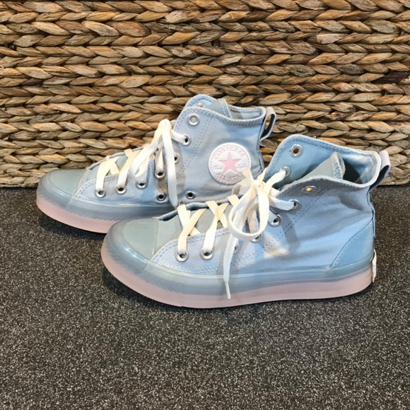 Unisex Converse Chuck Taylor Baby Blue CX High " Stretch Canvas HighTops - Picture 8 of 13